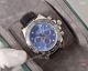 Fake Rolex Daytona SS Blue Dial Black Leather Strap watch (9)_th.jpg